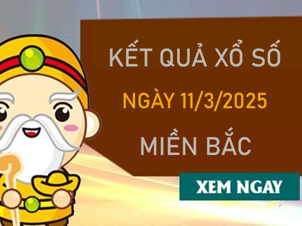 Thống kê KQXSMB 11/3/2025 phân tích số đẹp may mắn