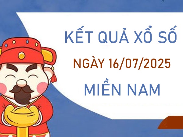 Thống kê XSMN 16/7/2025 phân tích xỉu chủ miền Nam