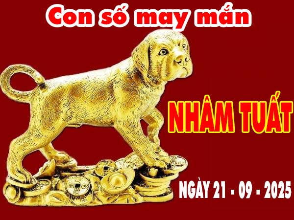 Cặp số tài lộc tuổi Nhâm Tuất ngày 21/9/2025 chủ nhật hôm nay