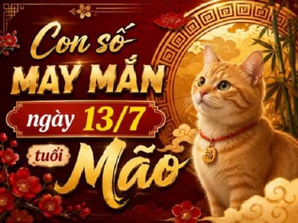 Bật mí con số may mắn ngày 12/7 tuổi Mão hôm nay